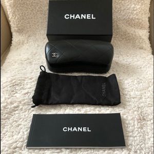 Chanel sunglasses case in box